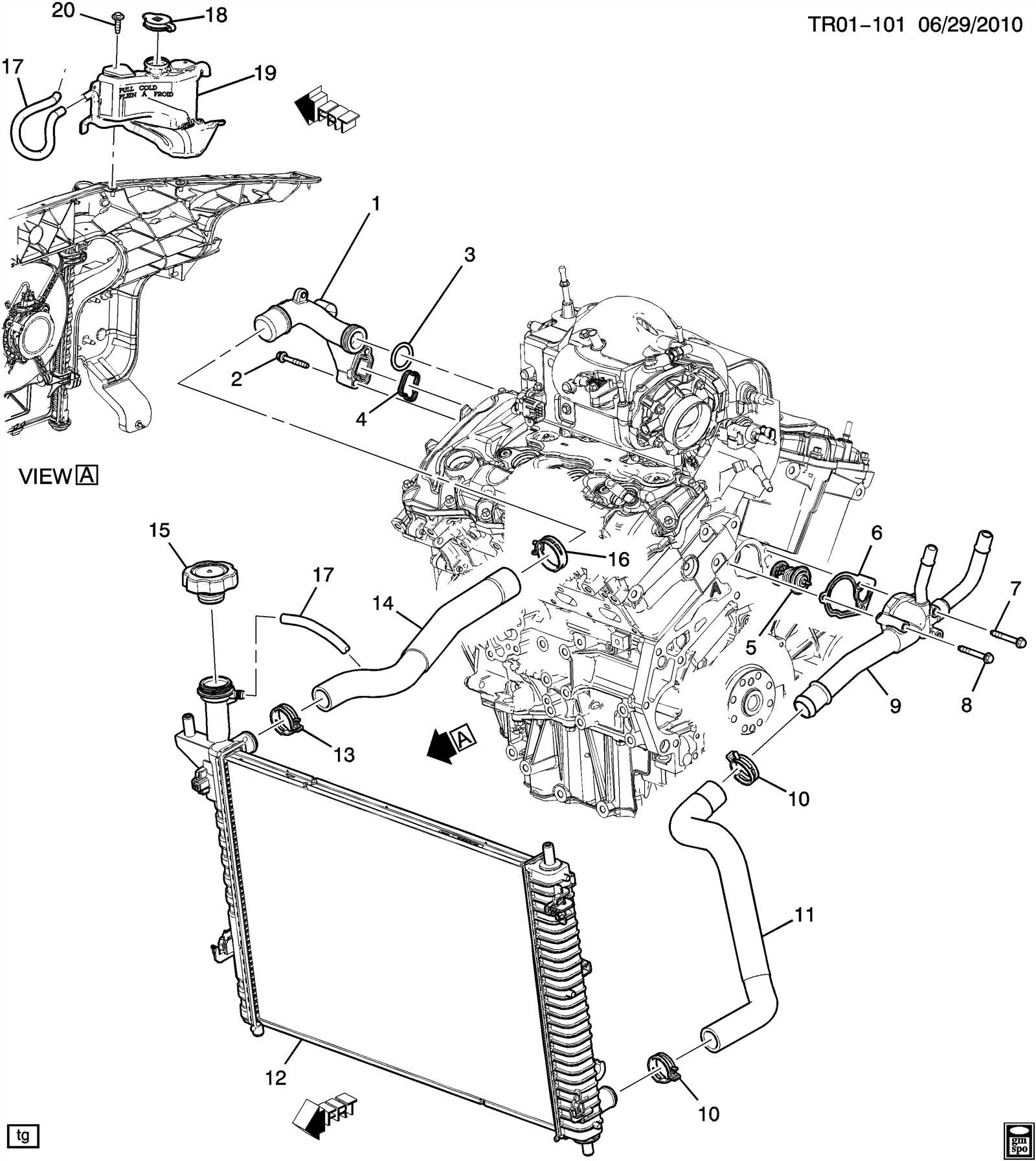 gmc acadia parts diagram