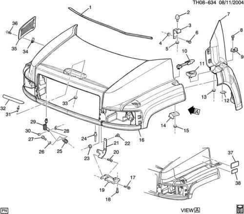 gmc c7500 parts diagram