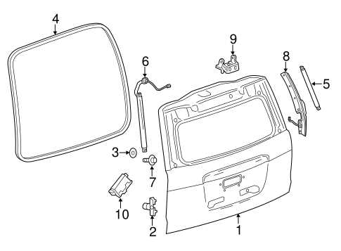 gmc yukon parts diagram