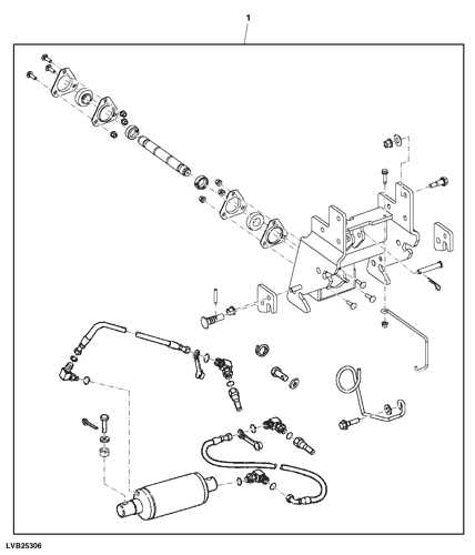 john deere 790 3 point hitch parts diagram