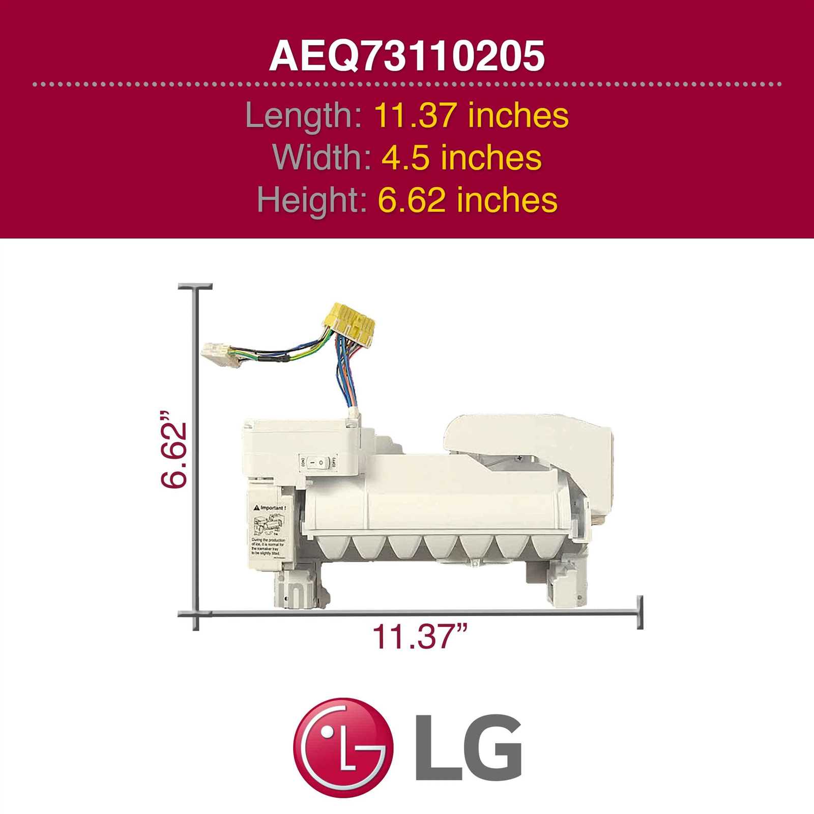 lg ice maker parts diagram