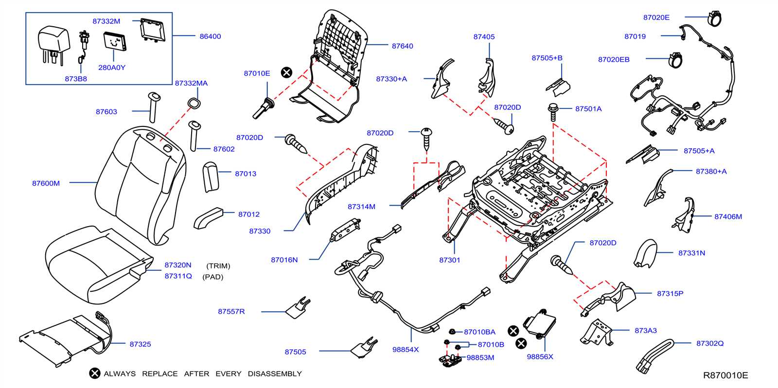 infiniti g35 parts diagram