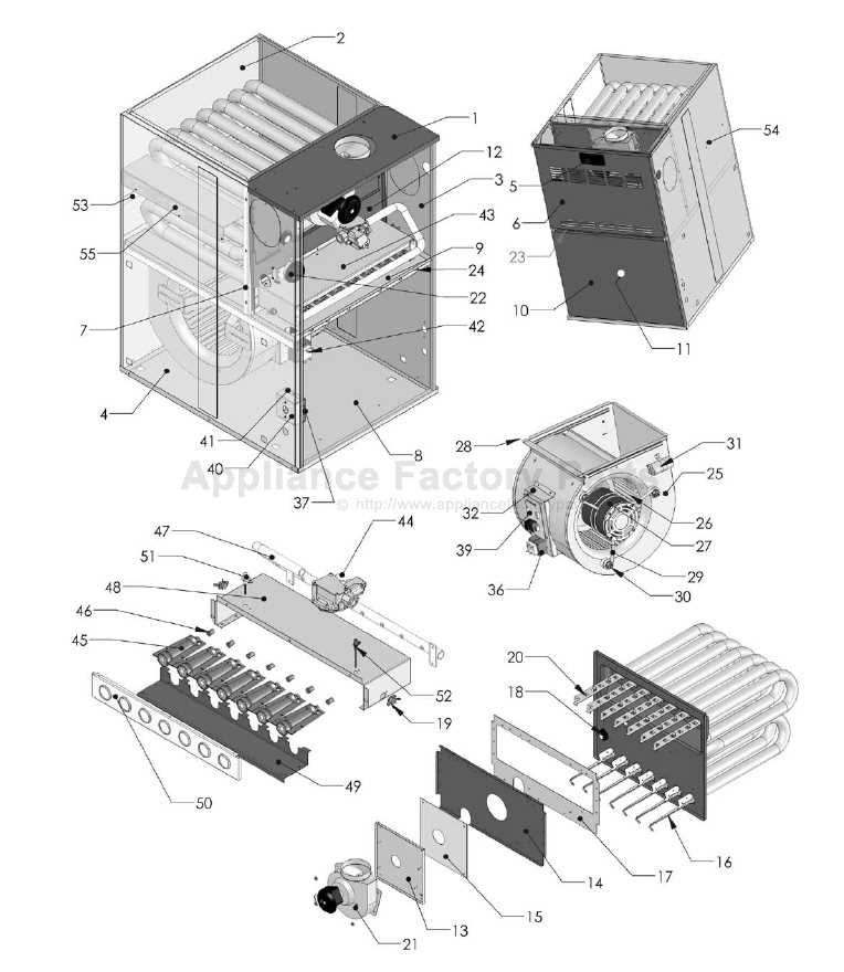 goodman furnace parts diagram