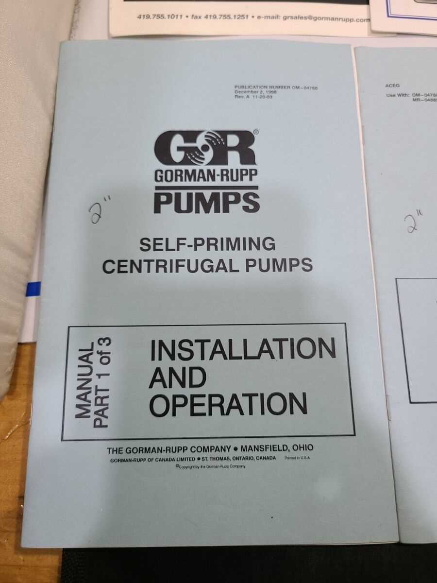 gorman rupp pump parts diagram