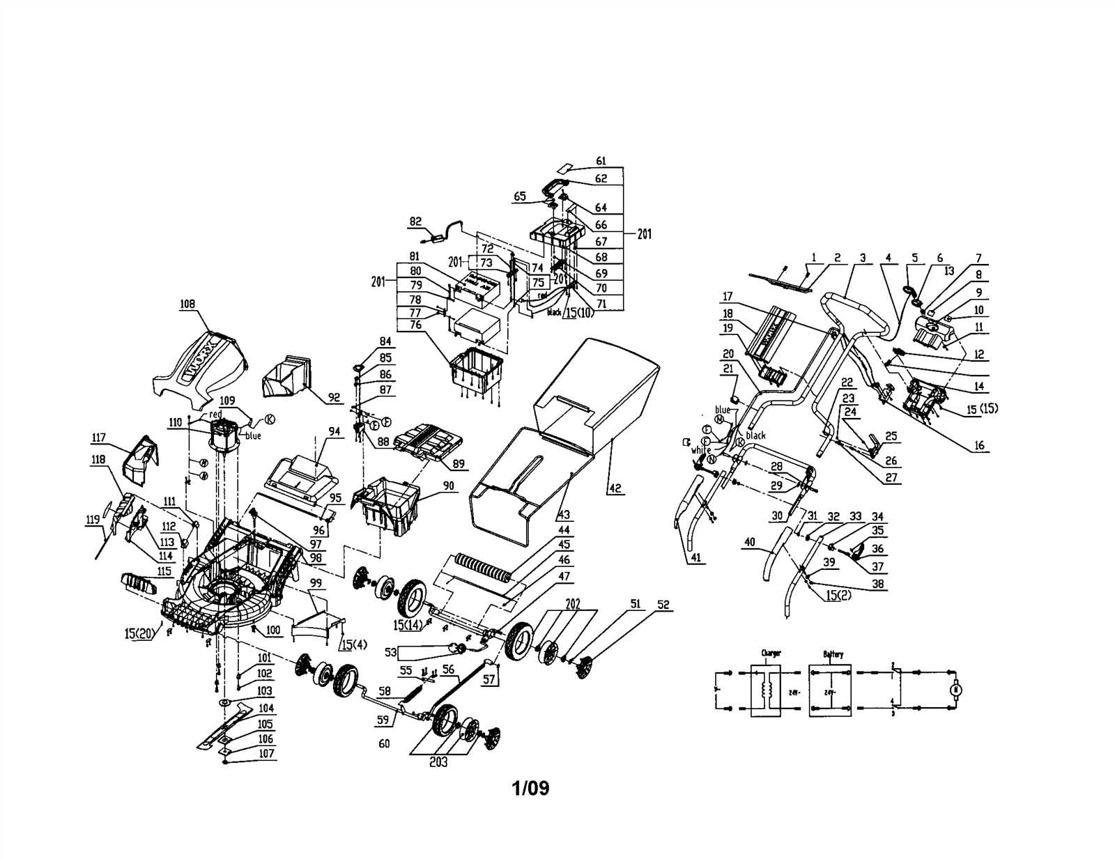 worx chainsaw parts diagram