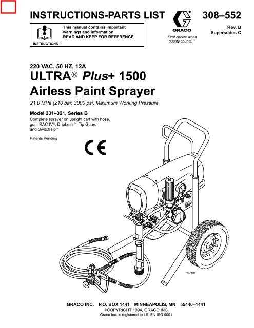 graco 490 parts diagram