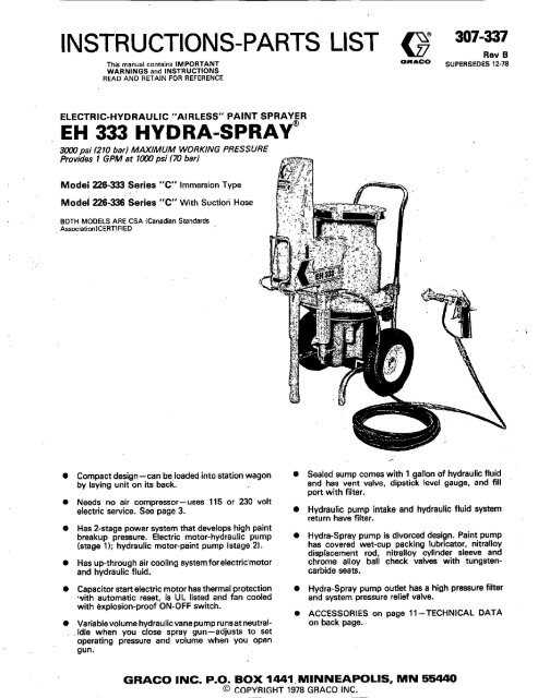 graco magnum prox19 parts diagram