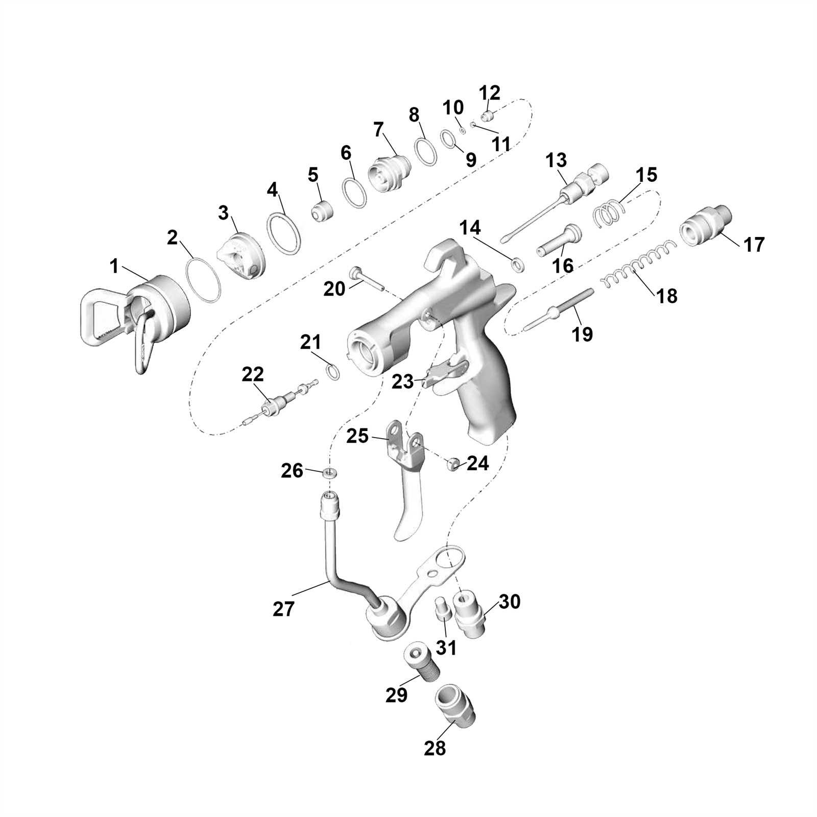 graco truecoat 360 parts diagram