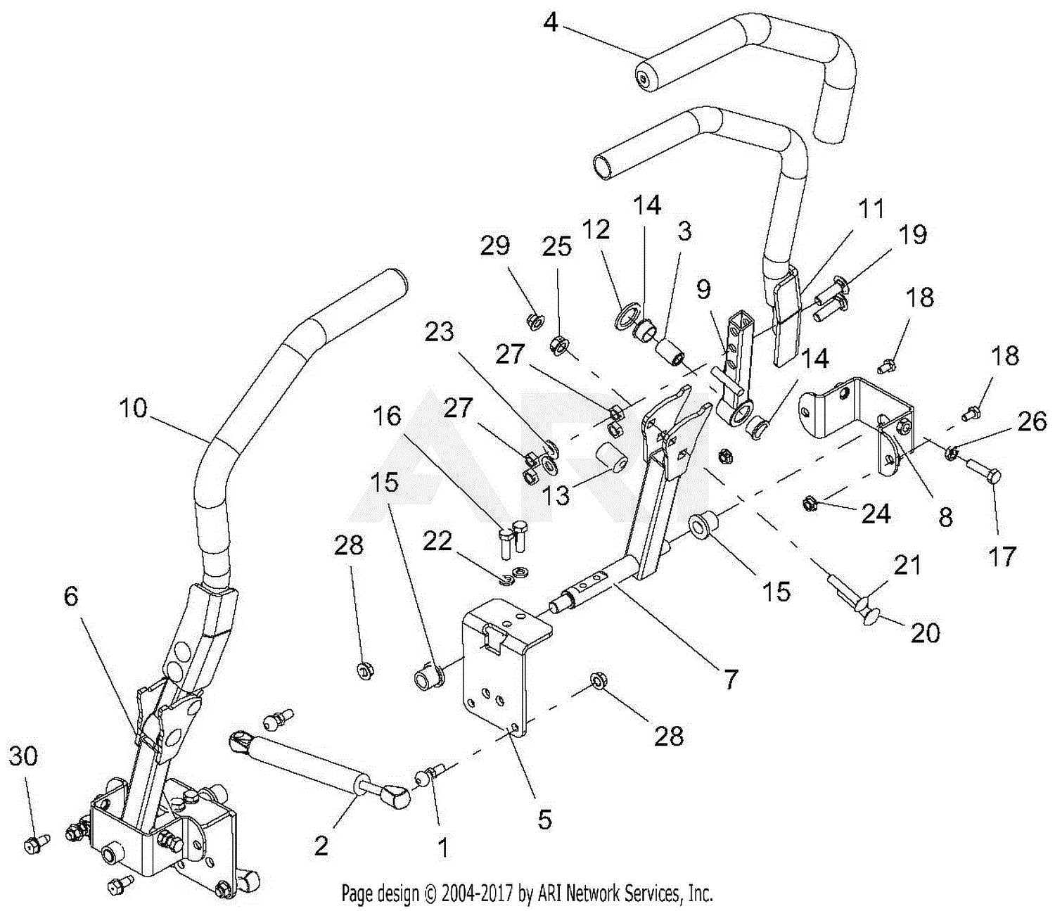 gravely ztx 52 parts diagram