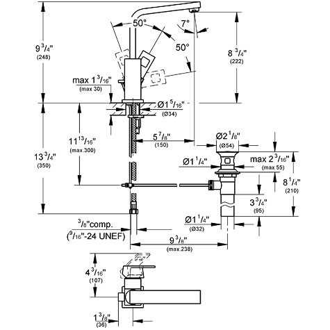 grohe faucet parts diagram