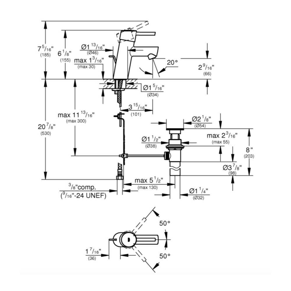 grohe faucet parts diagram