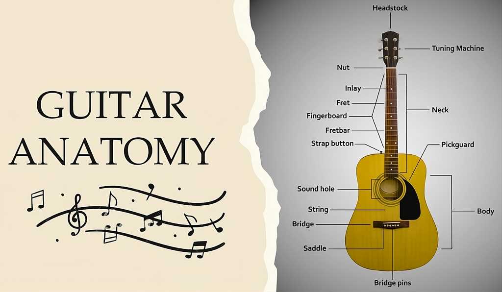 guitar diagram parts