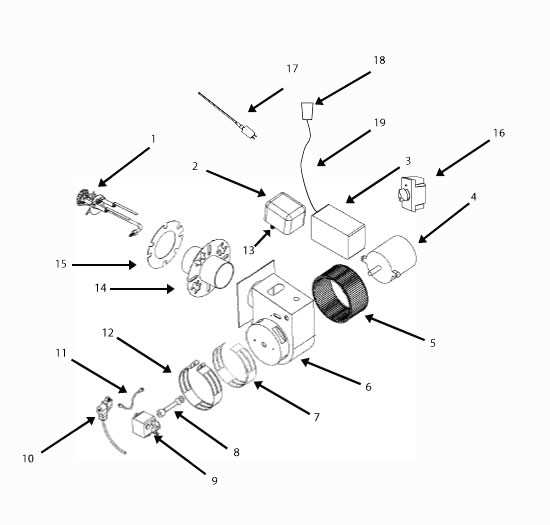 oil burner parts diagram