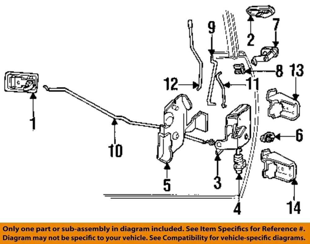 ford f150 door parts diagram