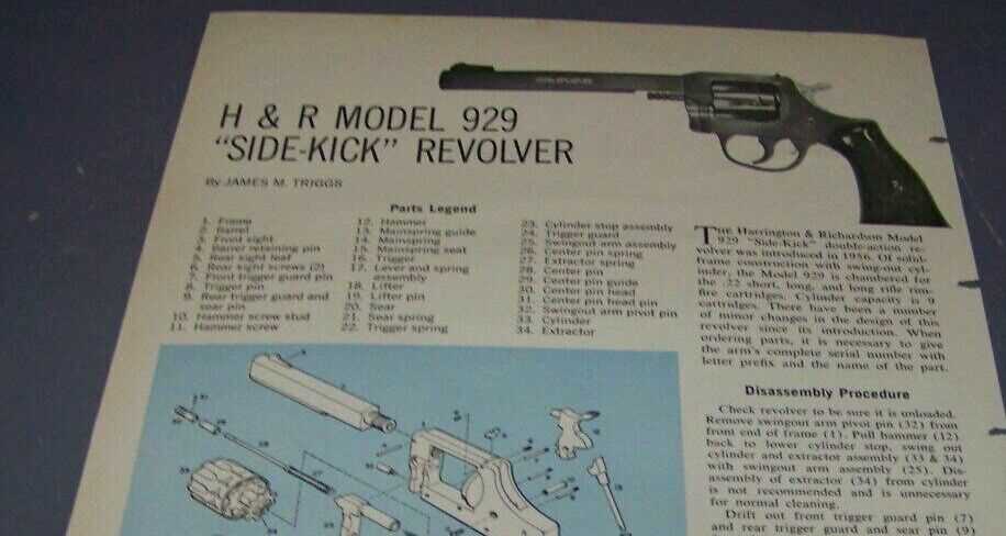 h&r model 929 parts diagram