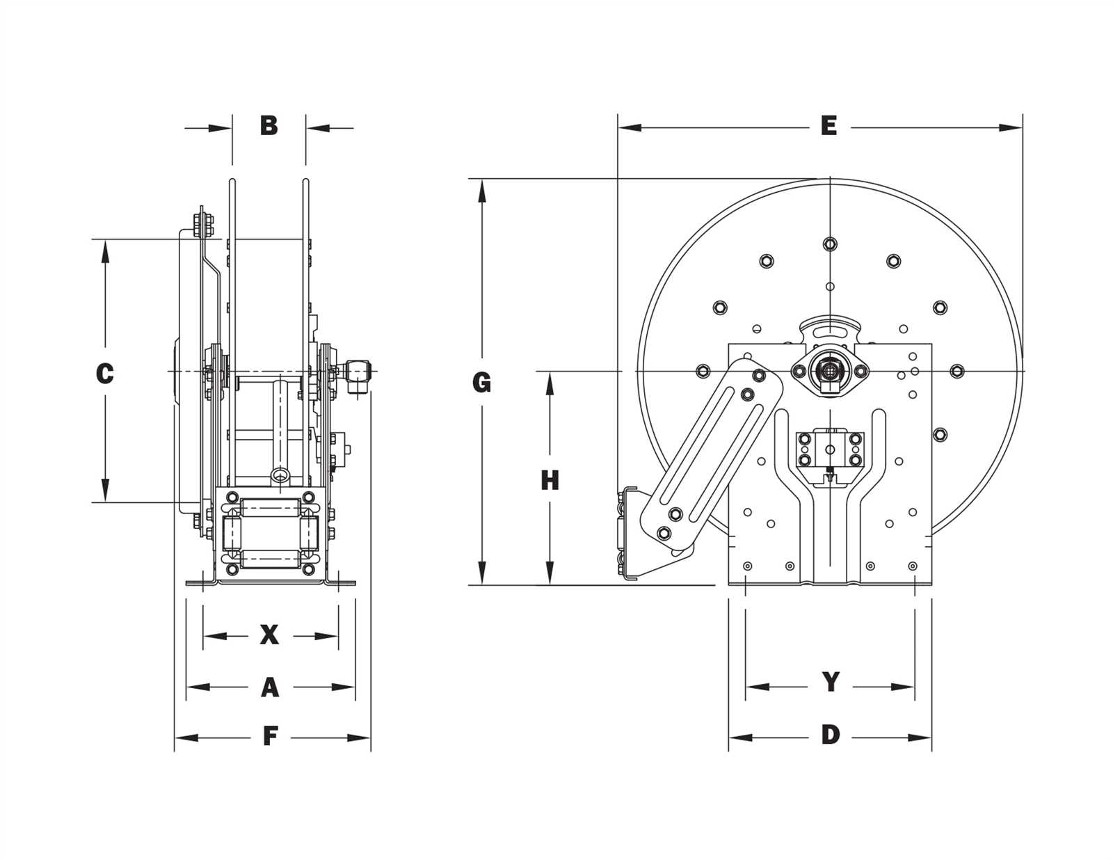 hannay reel parts diagram