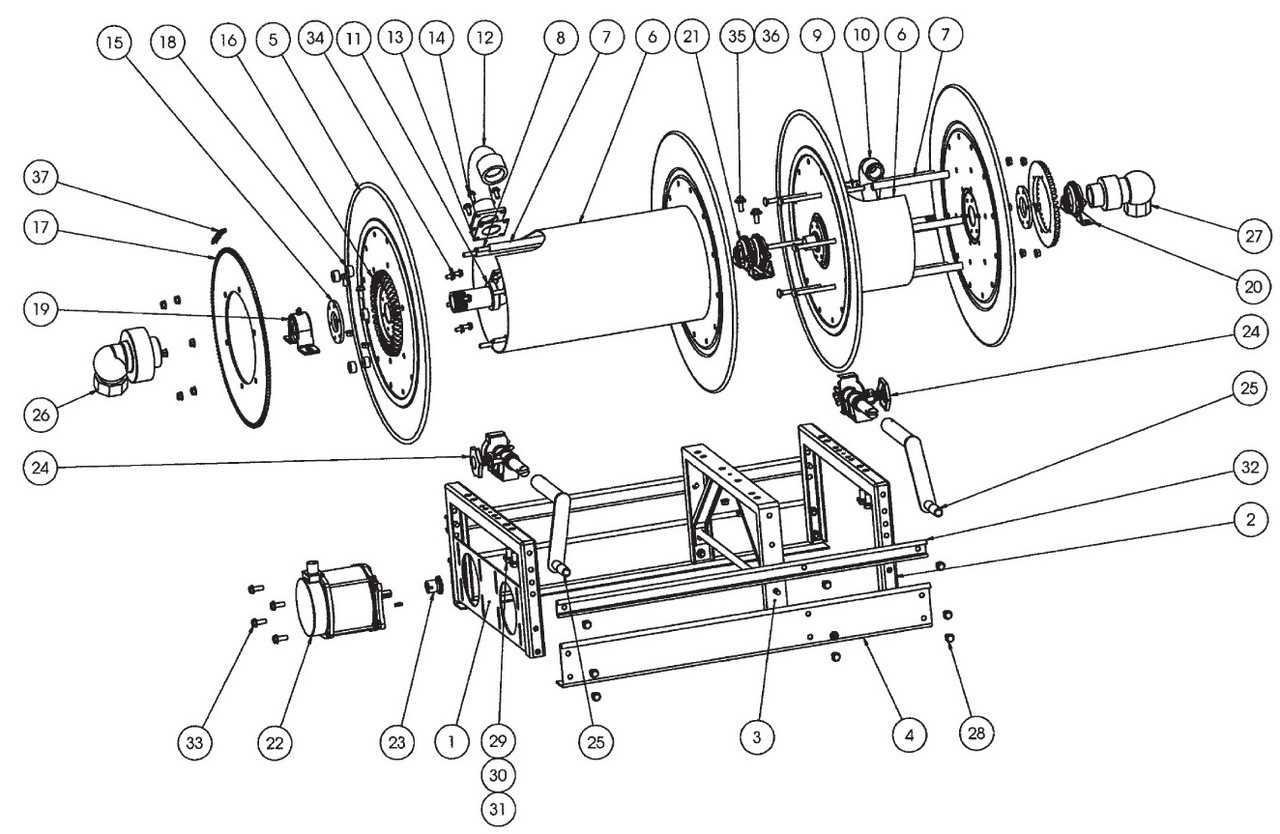 hannay reel parts diagram