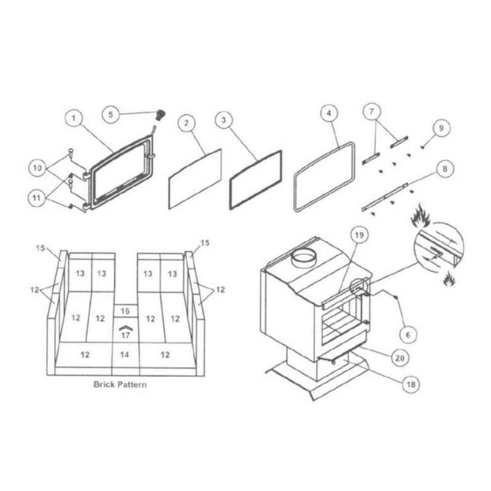 hardy wood stove parts diagram