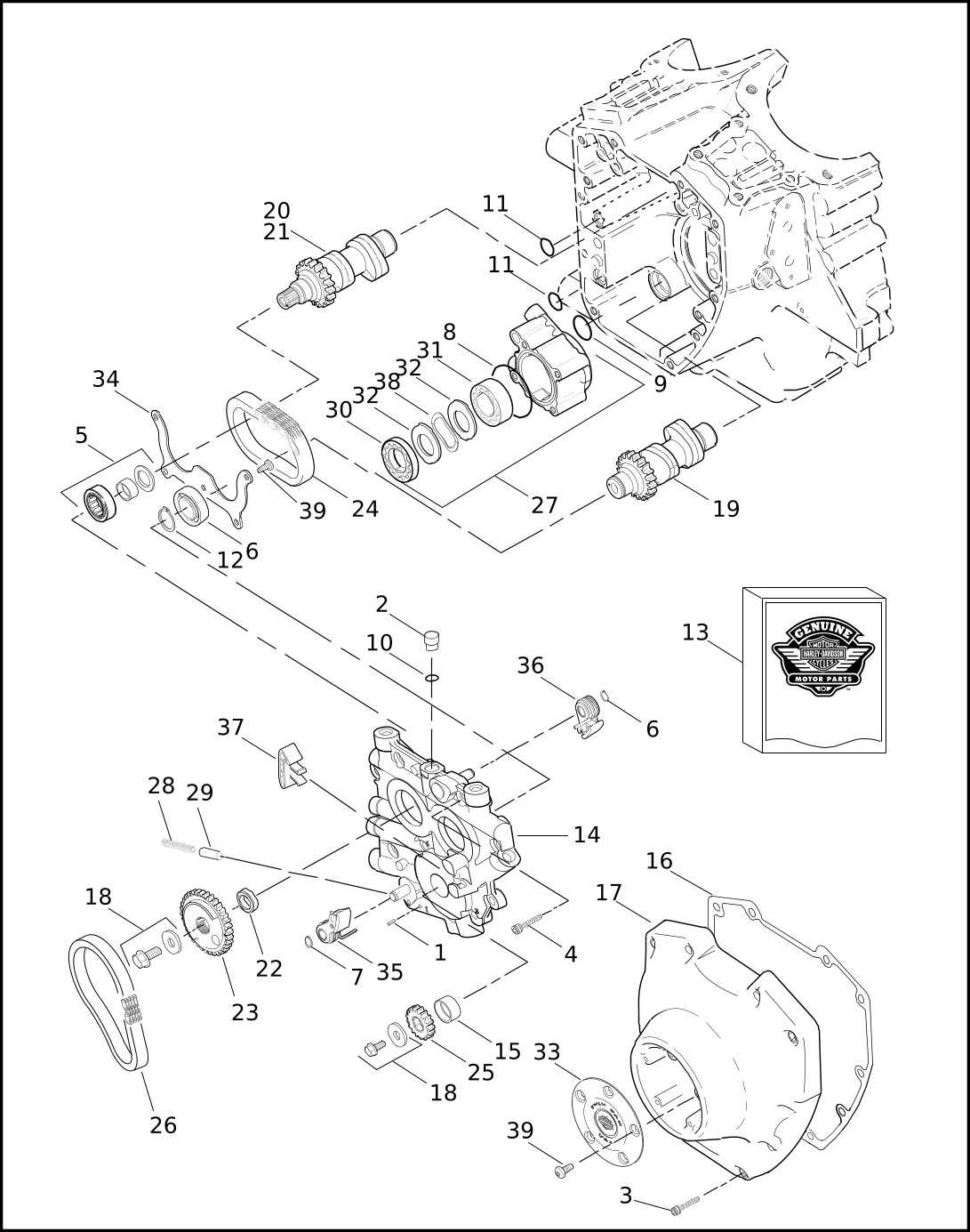 harley exploded parts diagram