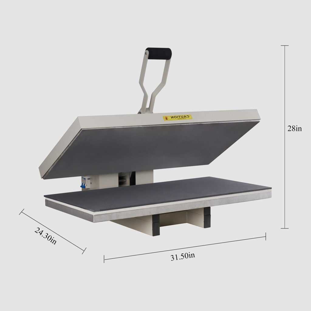 heat press parts diagram