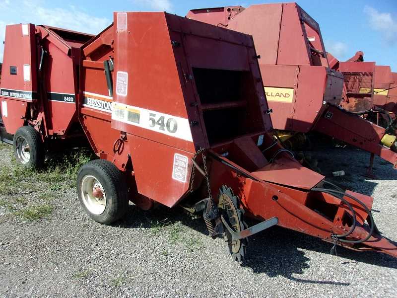 hesston 540 round baler parts diagram