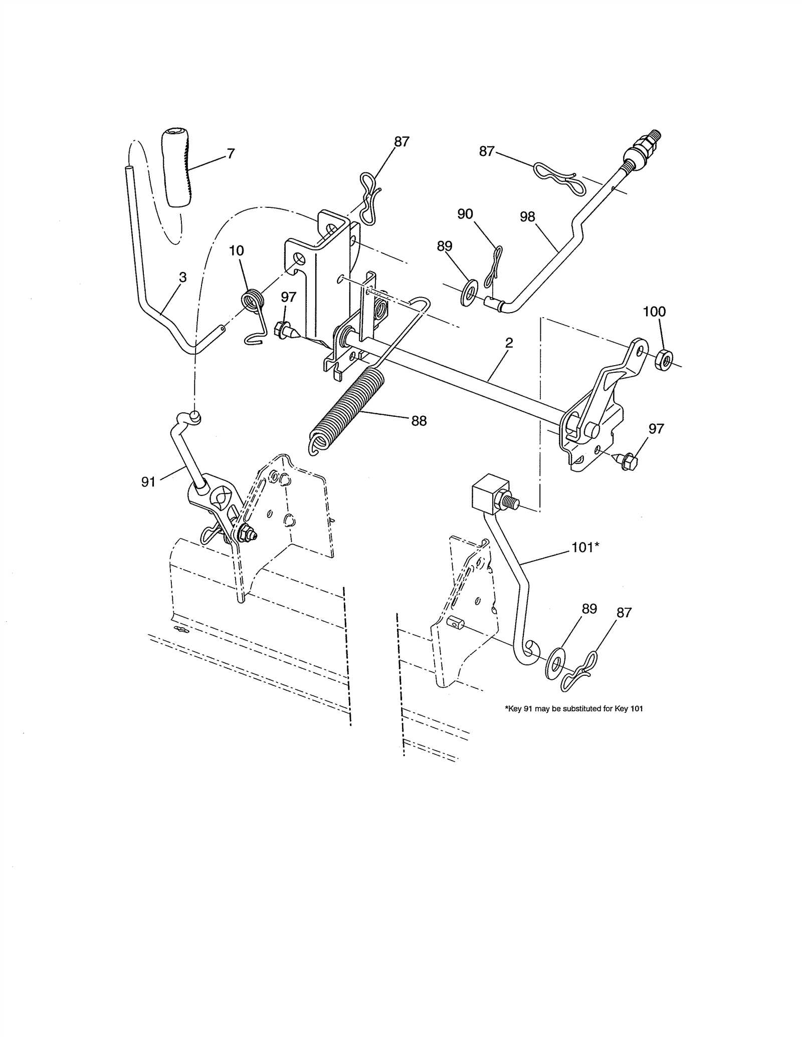 craftsman yt 3000 parts diagram