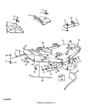 john deere 261 grooming mower parts diagram