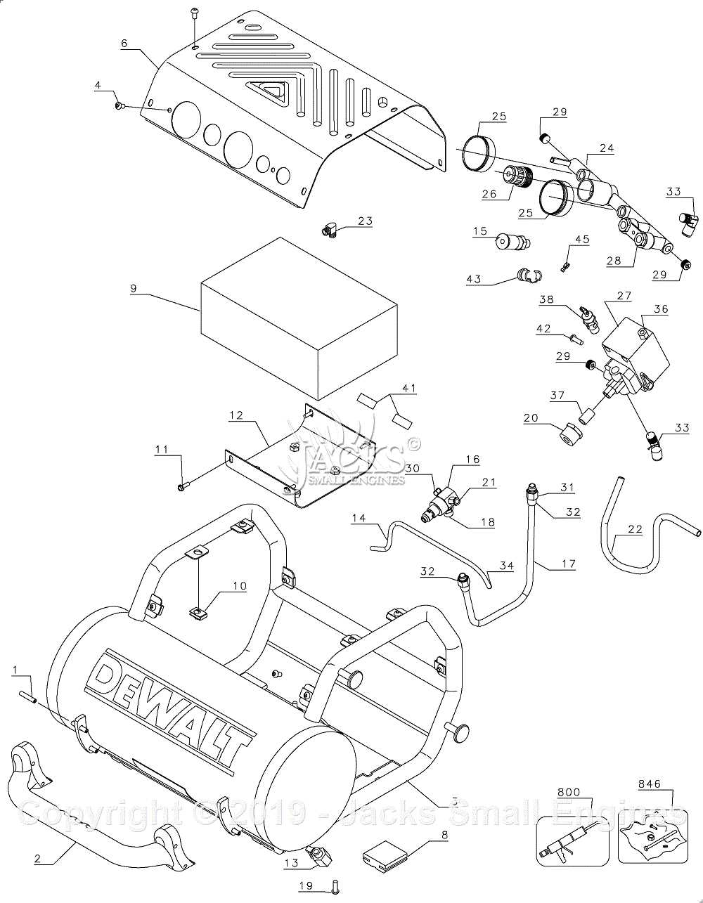 emglo air compressor parts diagram