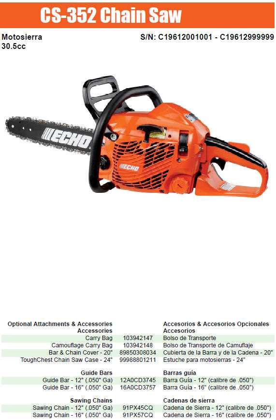 chainsaw chain parts diagram