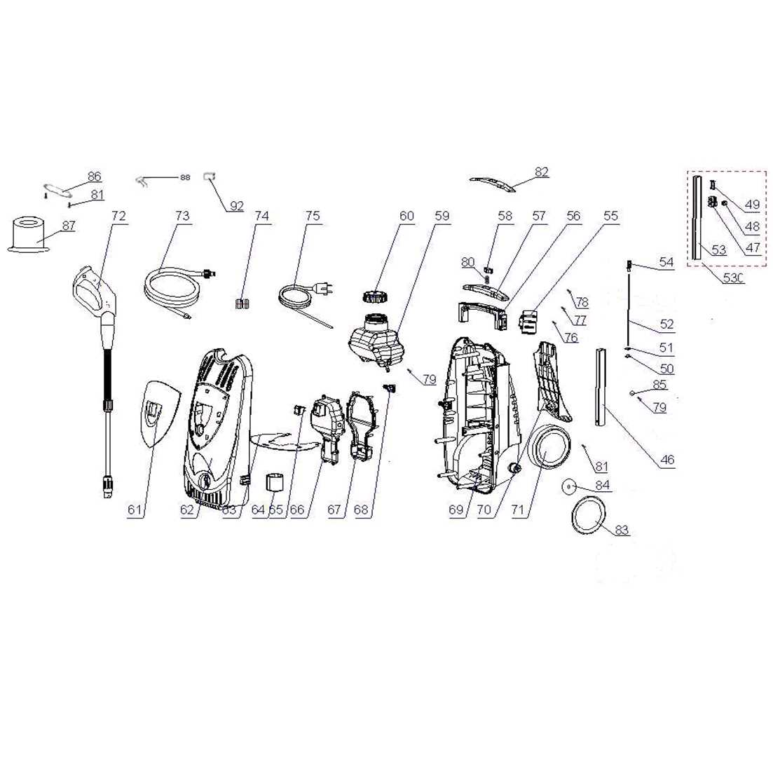 bissell 1551 parts diagram