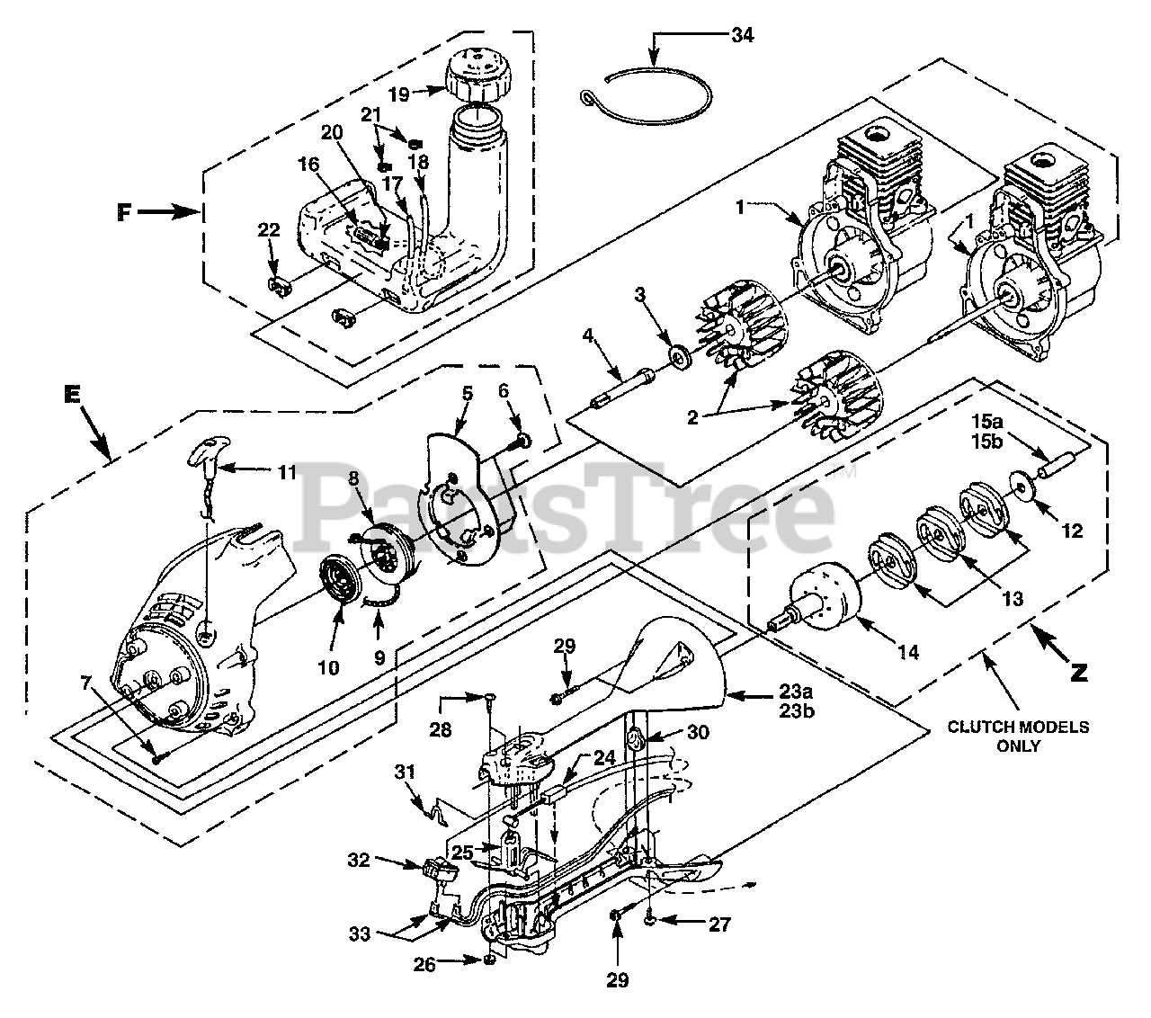 homelite weed eater parts diagram