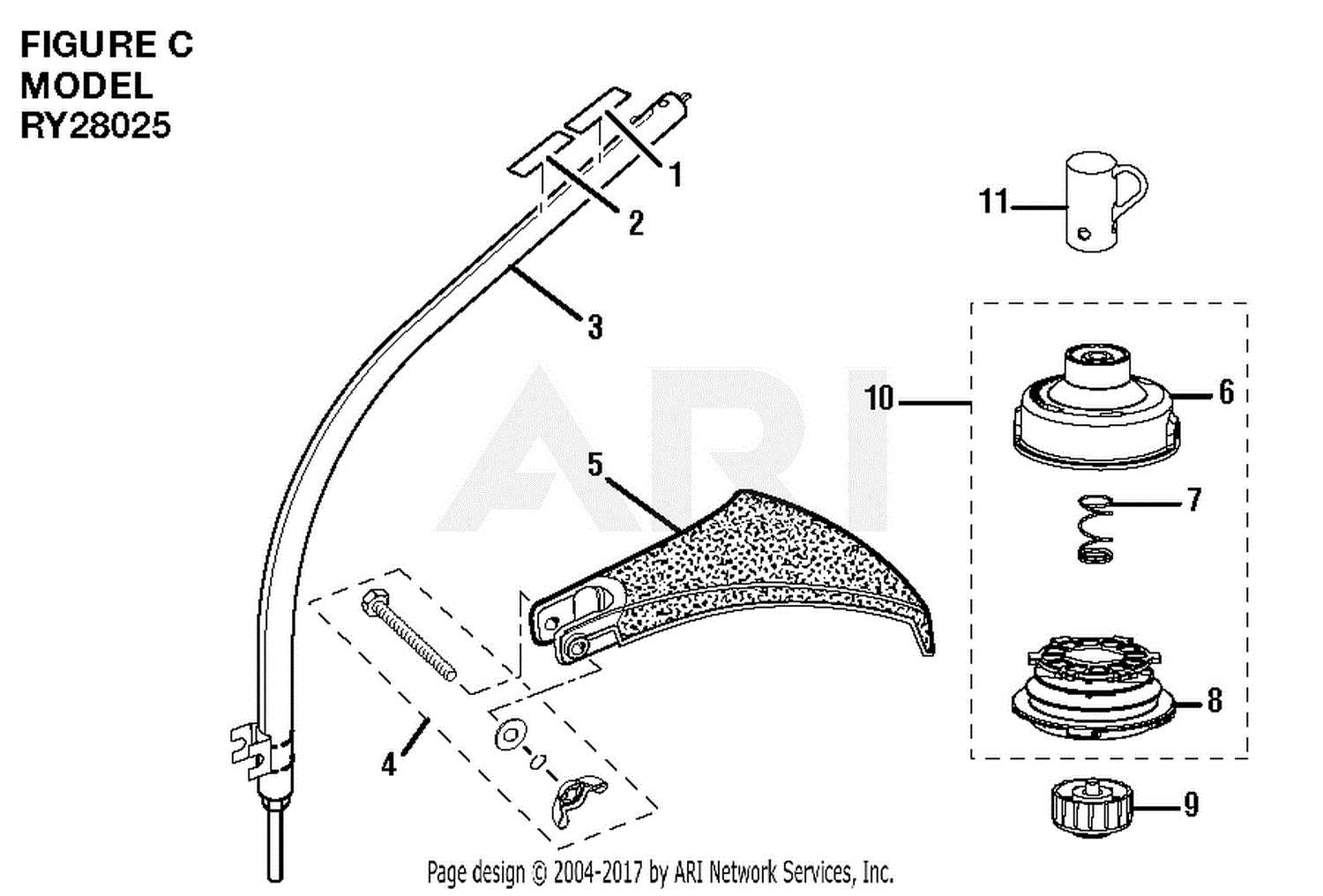 homelite weed wacker parts diagram