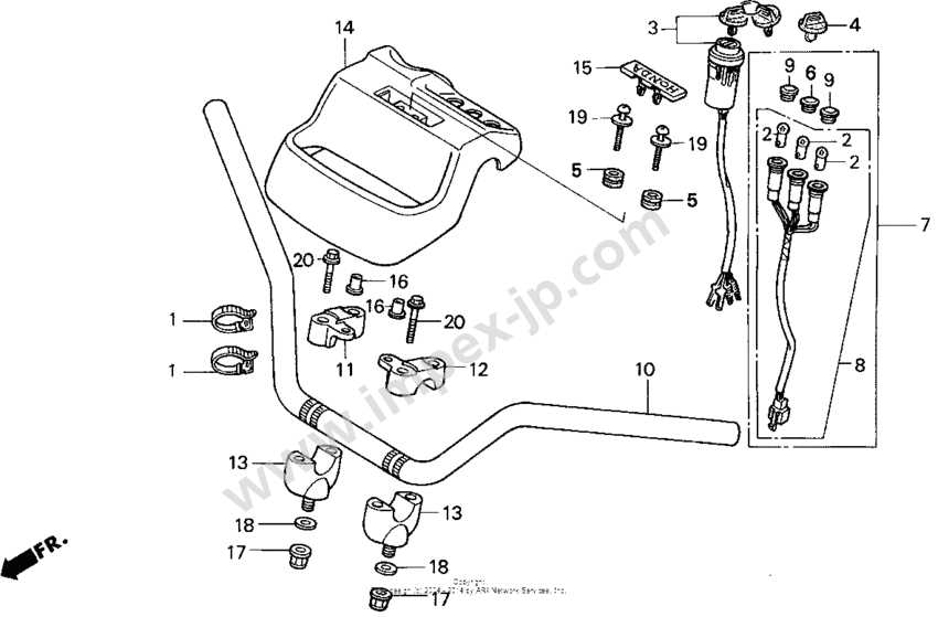 honda 300 fourtrax parts diagram