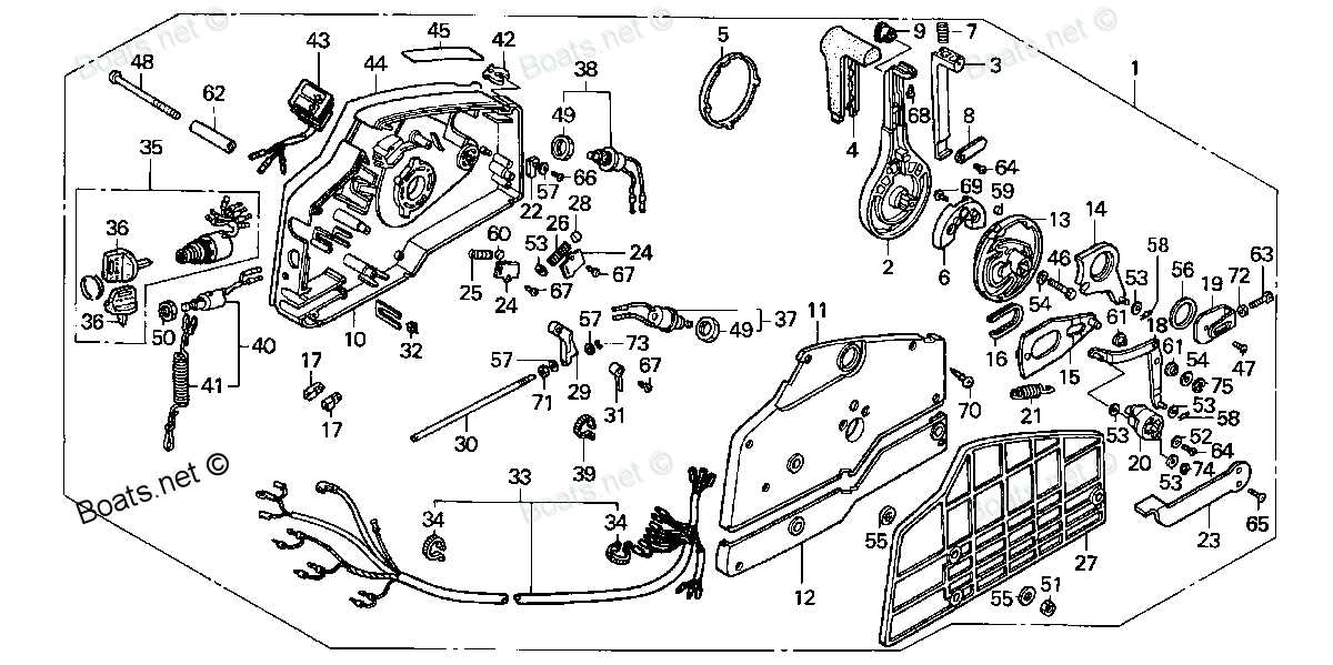 honda 9.9 outboard parts diagram