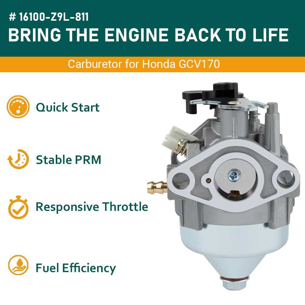 honda gcv170 parts diagram