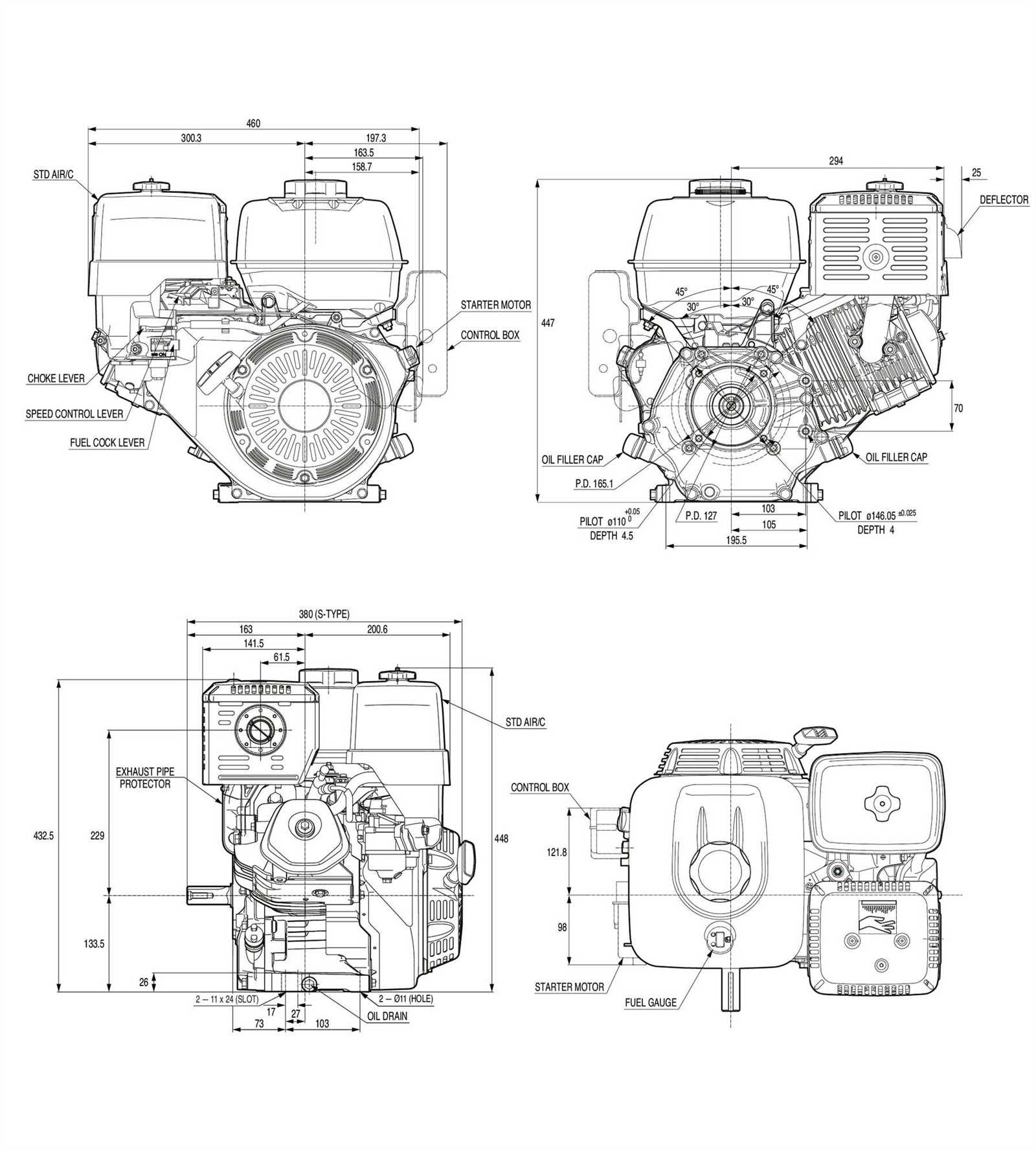 honda gx340 parts diagram