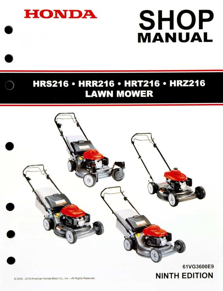 honda hrr216 honda self propelled lawn mower parts diagram