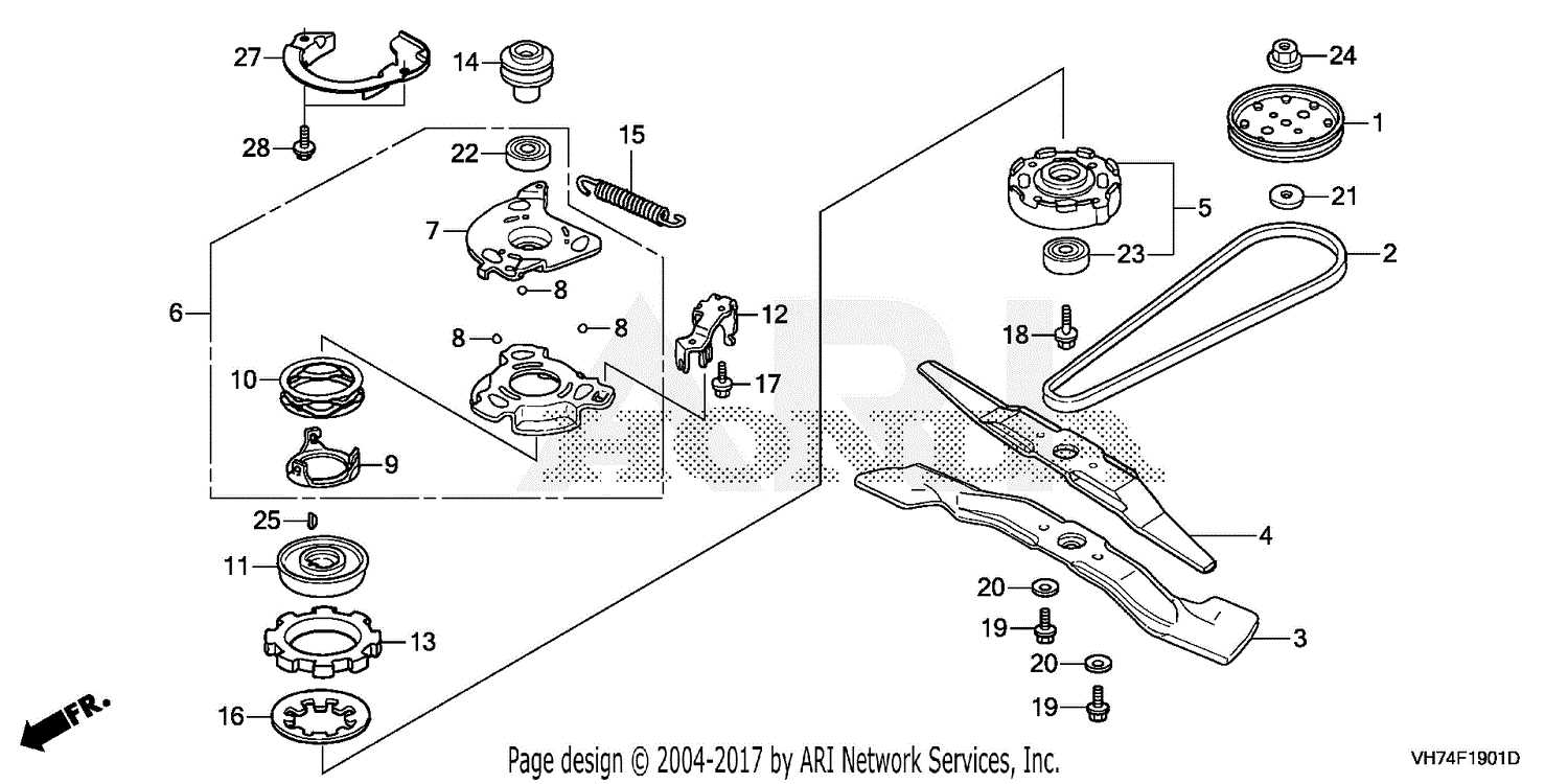 honda hrx217hxa parts diagram