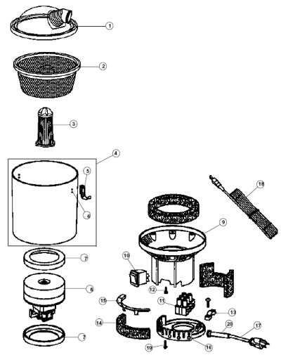 hoover vacuum parts diagram