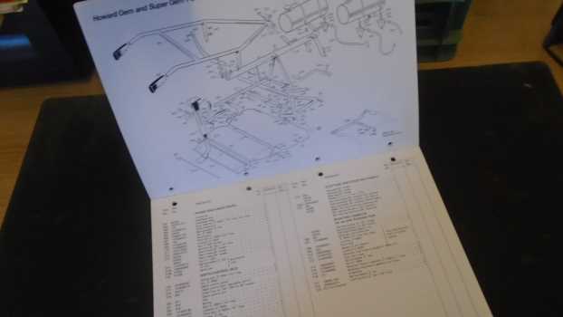 howard rototiller parts diagram