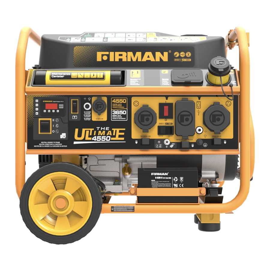 firman generator parts diagram