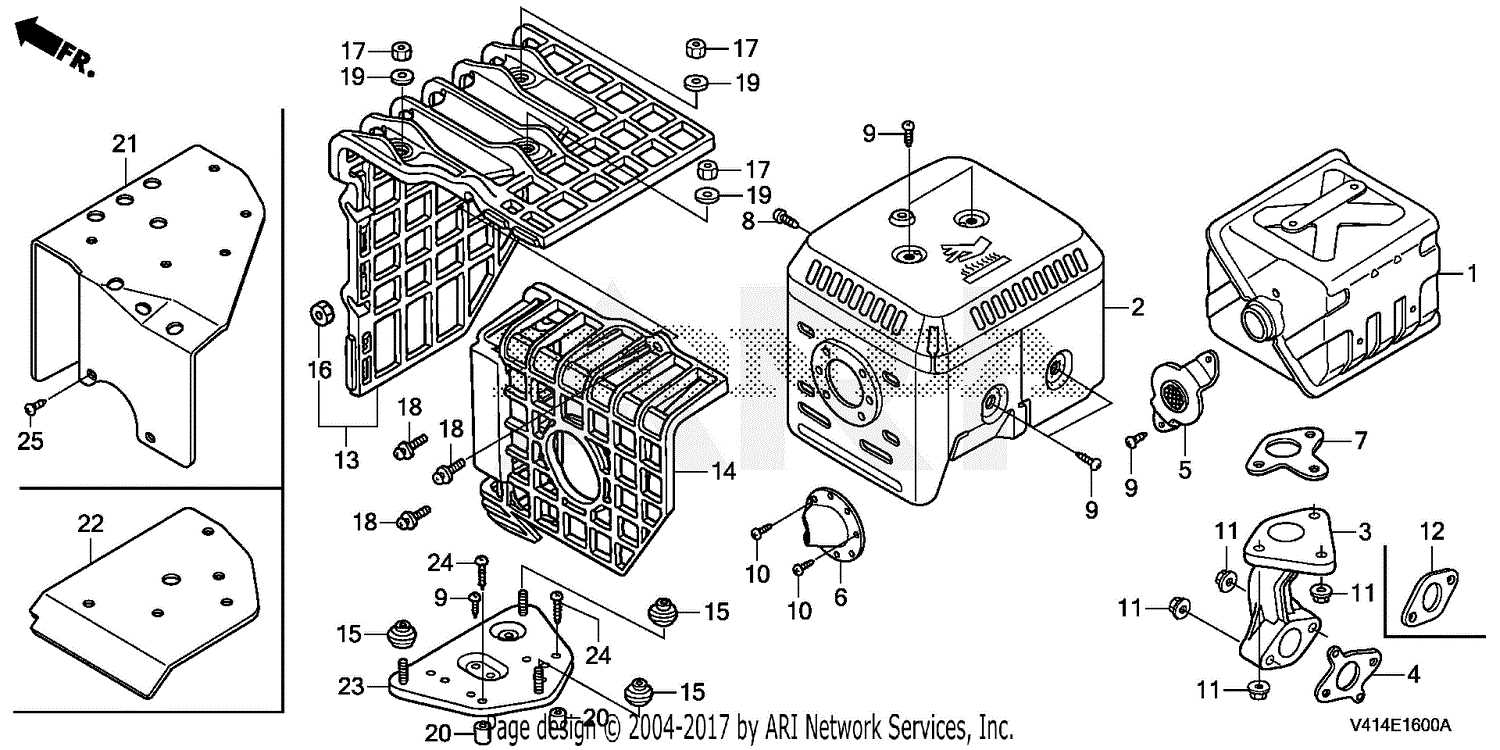 muffler parts diagram