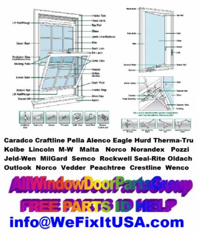 jeld wen patio doors parts diagram