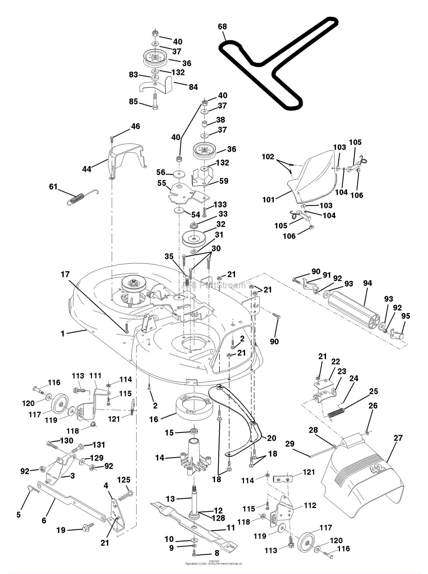 husqvarna 130l parts diagram