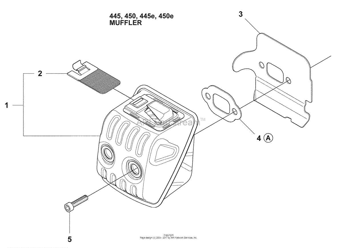 husqvarna 450 parts diagram