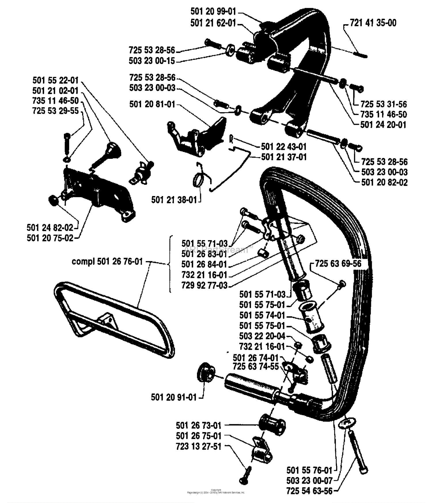 husqvarna 775ex parts diagram