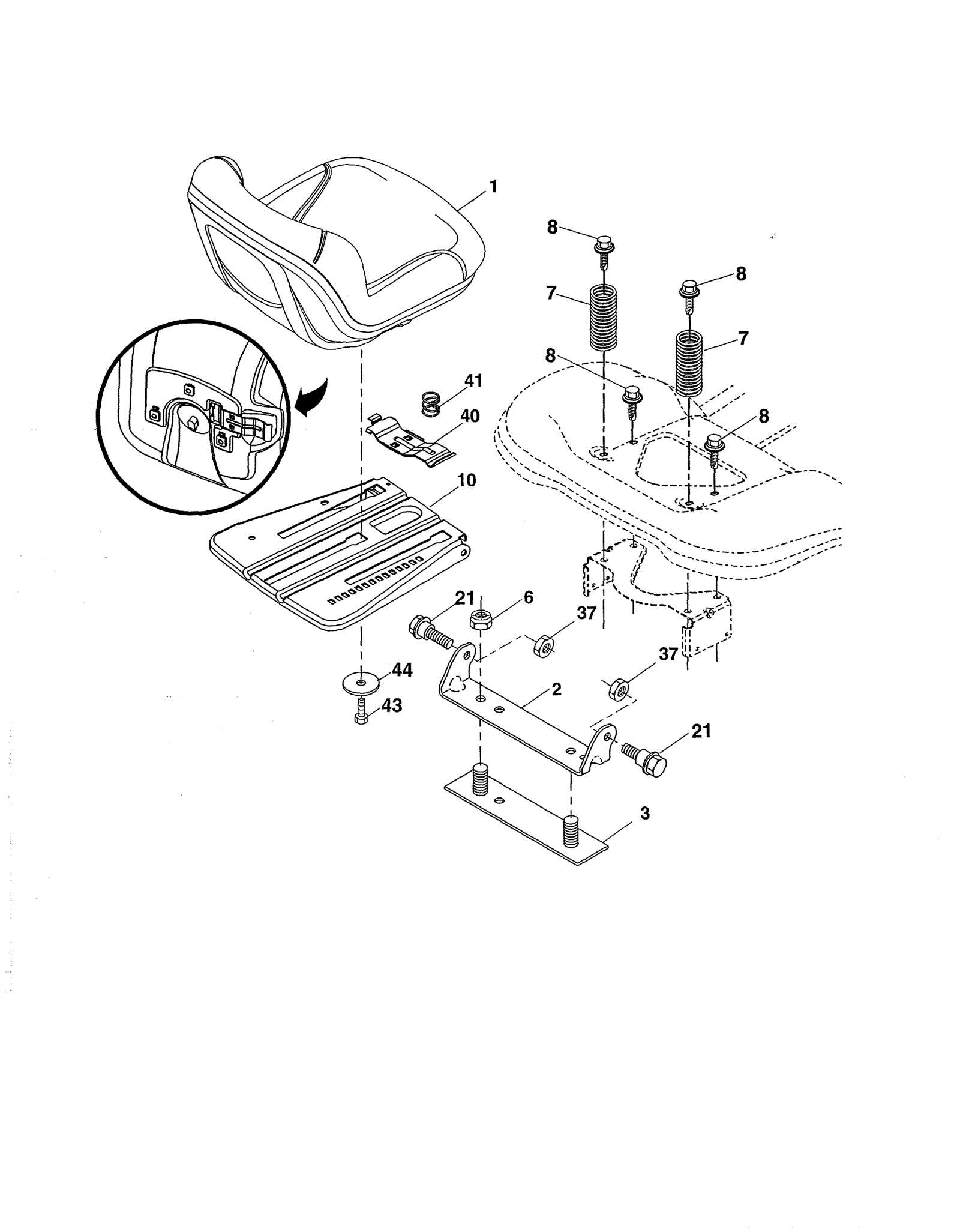 husqvarna yth24v48 parts diagram