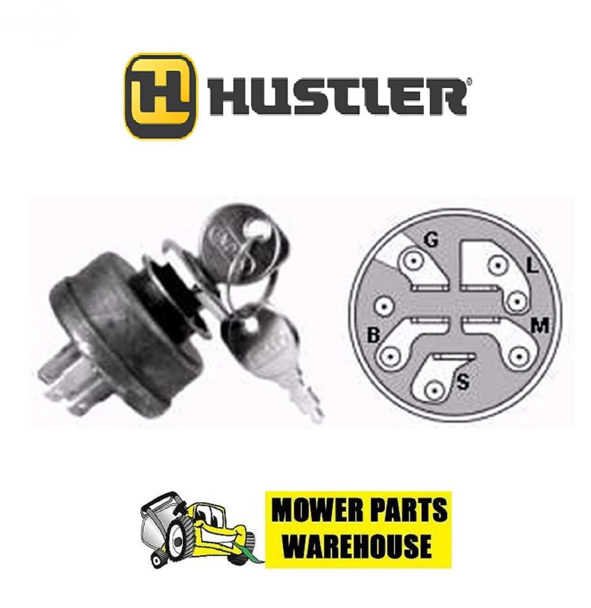 hustler mower parts diagram