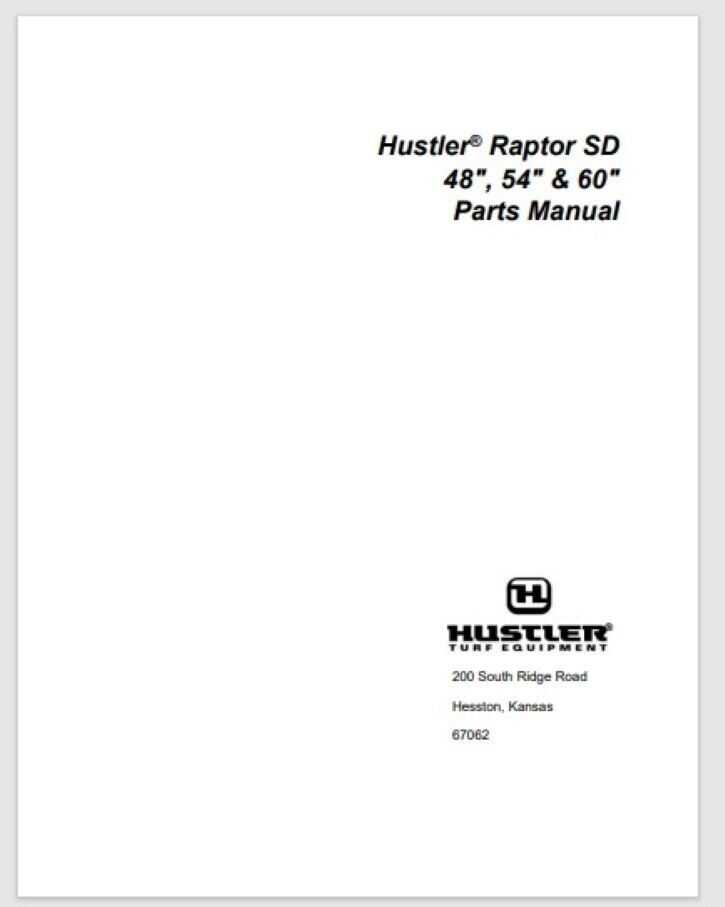 hustler mower parts diagram