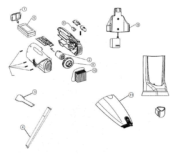 dirt devil vacuum parts diagram